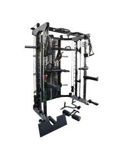 G12™ All-In-One Trainer - Double Pulley (2 x 90.5 kg), Smith Machine, Multifunktionstrainer, Rack und Beinpresse