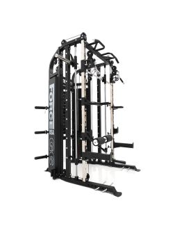 Force USA G6 All-In-One Trainer - Rack, Smith Machine, Multifunktion + Doppelter Verstellbarer Flaschenzug